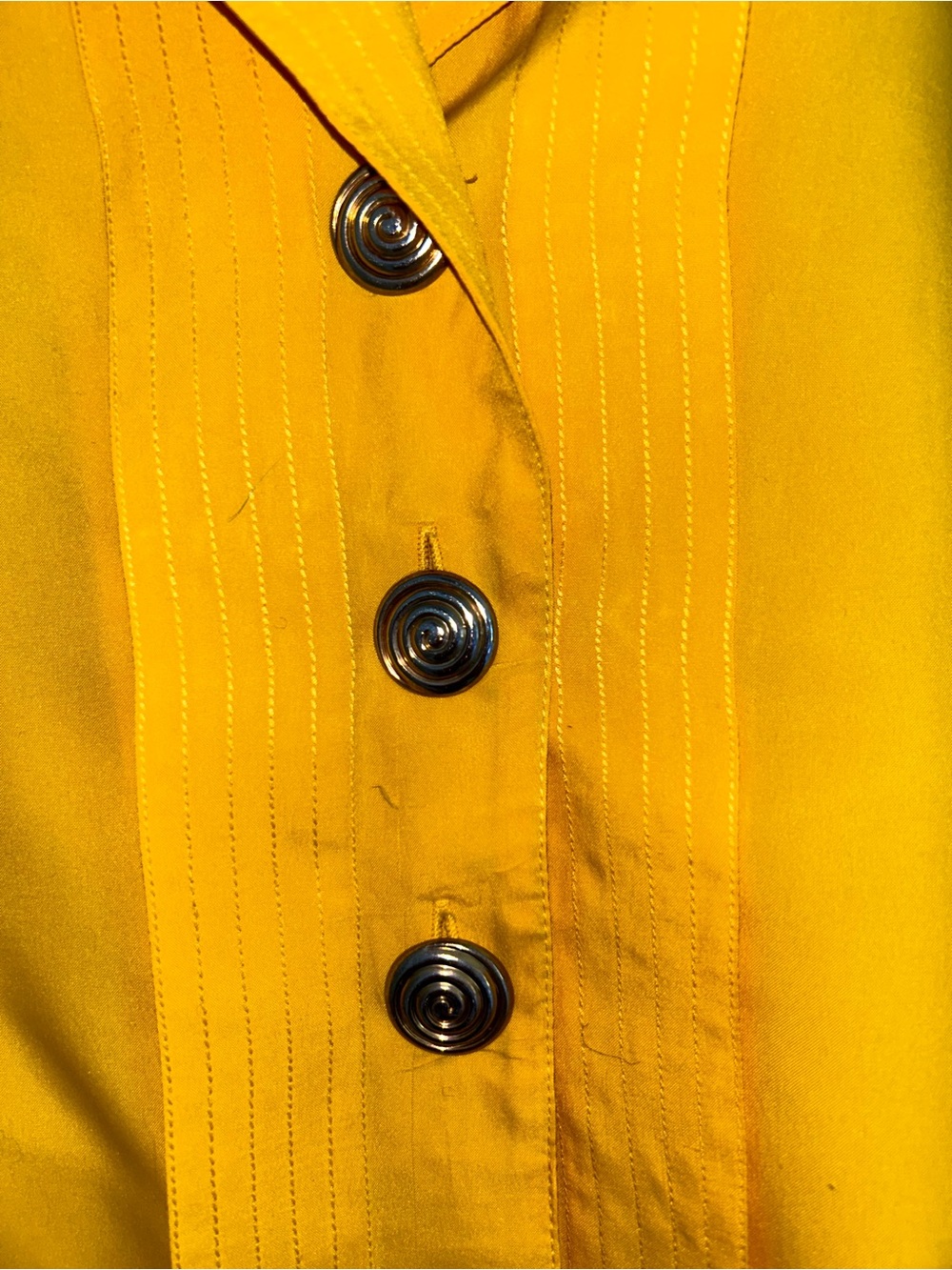 Williams & Williams Yellow Button-Front Jacket - Picture 2 of 9